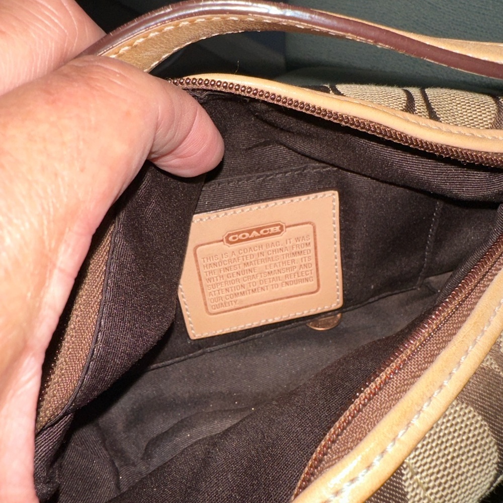 Small signature Coach bag. Never used.